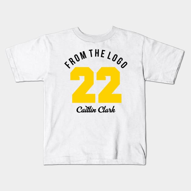 from the logo caitlin clark Kids T-Shirt by ciyoriy